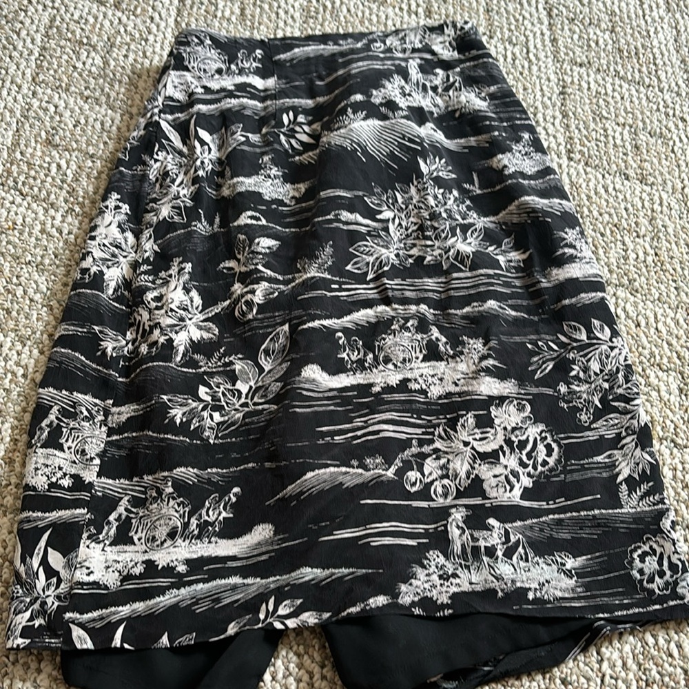 Black and white skirt